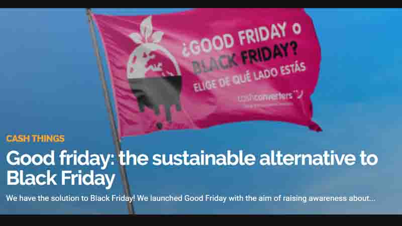Good friday: the sustainable alternative to Black Friday