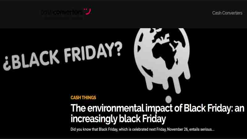 The environmental impact of Black Friday: an increasingly black Friday